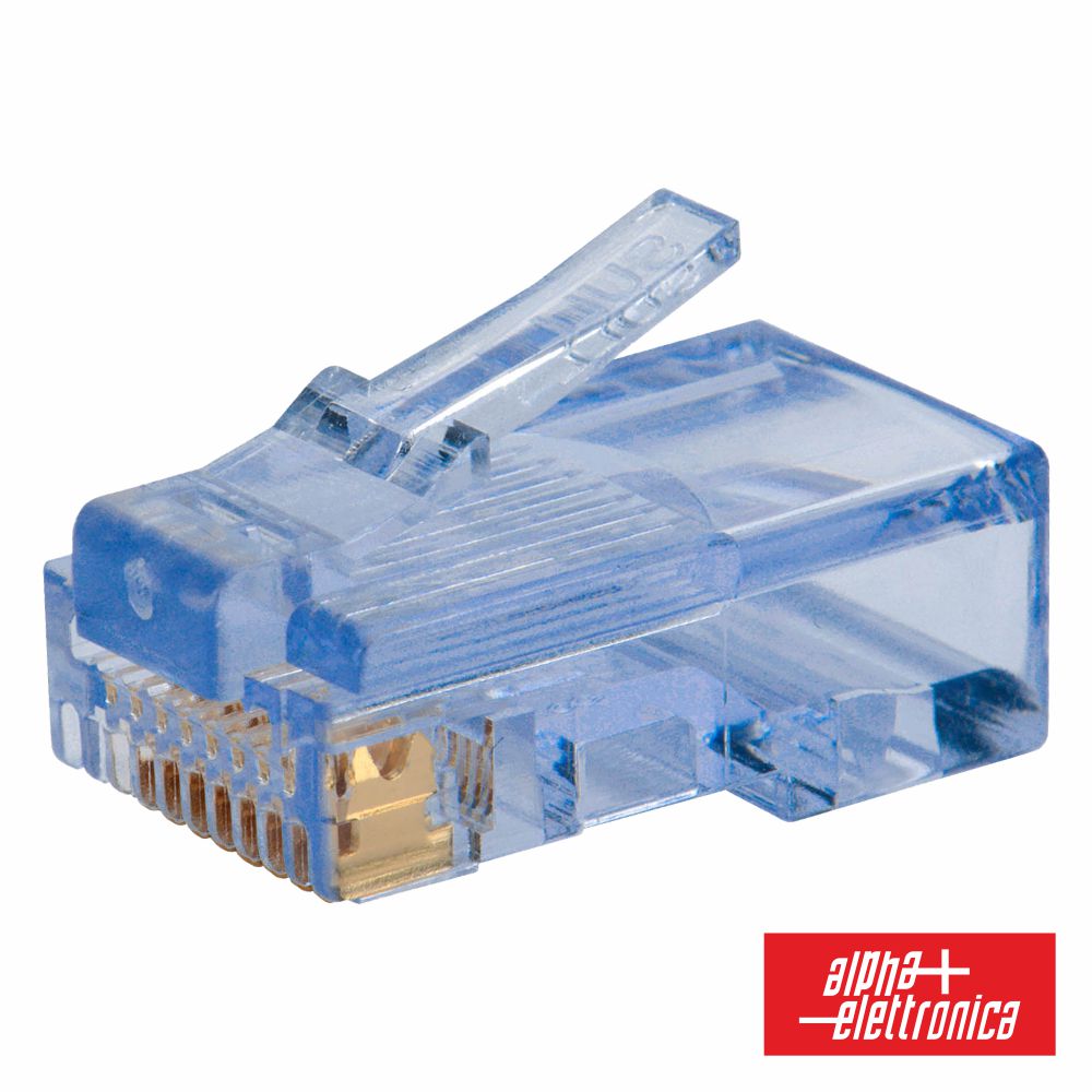 Ficha Rj45 Modelar 8P8C Cat6 - NOVEDUC Equipamento Laboratório e Formação Profissional