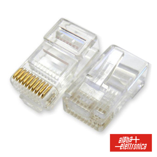 Ficha Telefone Rj50 Modular 10P10C - NOVEDUC Equipamento Laboratório e Formação Profissional