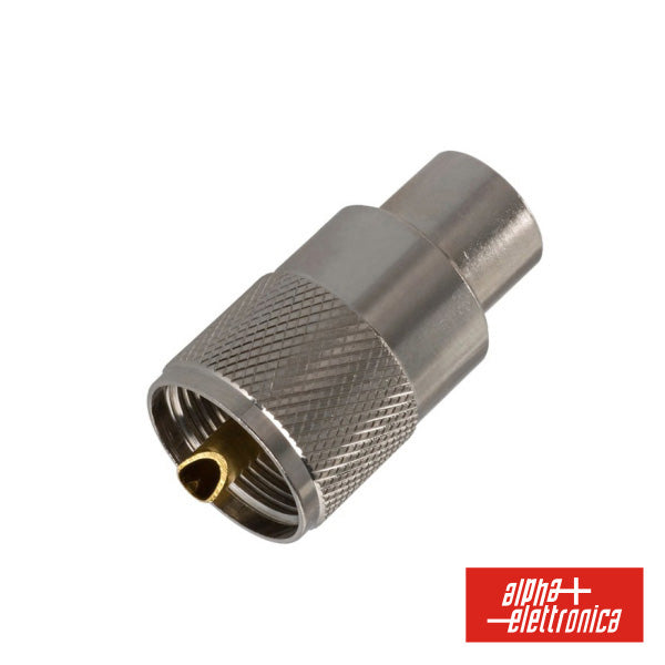 Ficha Uhf Macho P/ Soldar - NOVEDUC Equipamento Laboratório e Formação Profissional