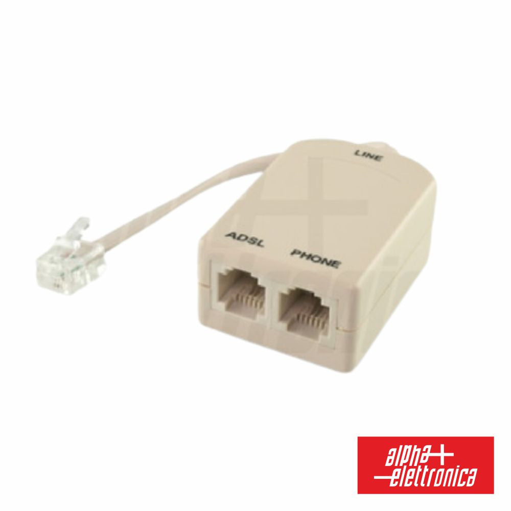 Filtro Adsl 6P4C Alpha - NOVEDUC Equipamento Laboratório e Formação Profissional