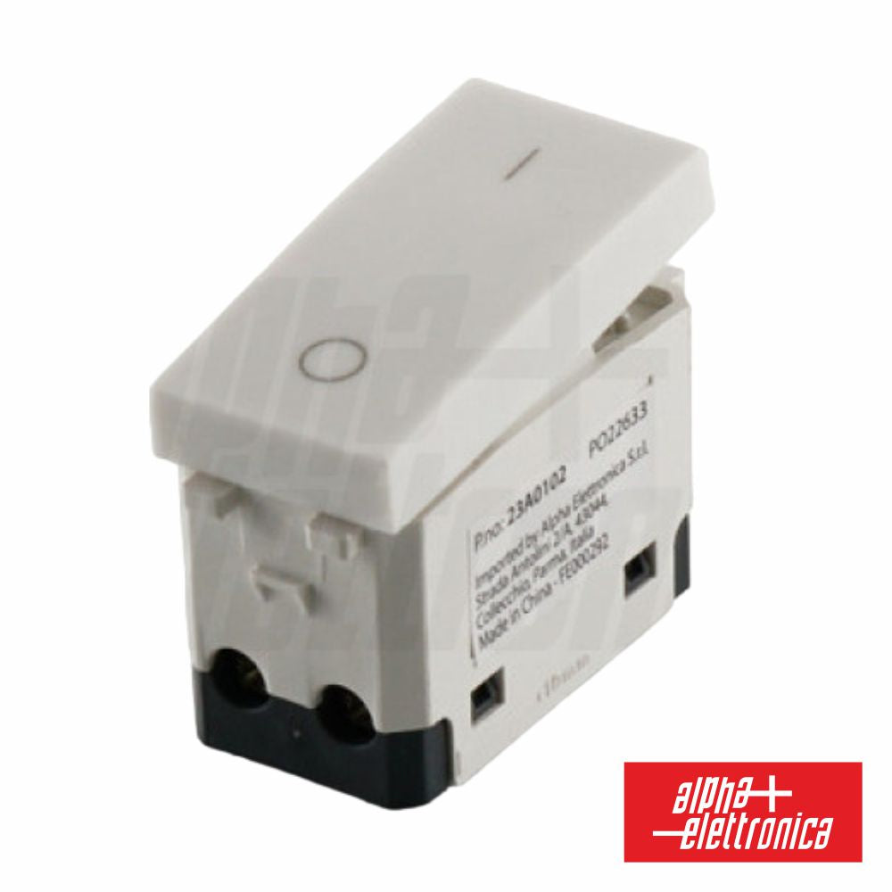 Interruptor Basculante 10A-250V On-Off Serie Astra Alpha - NOVEDUC Equipamento Laboratório e Formação Profissional