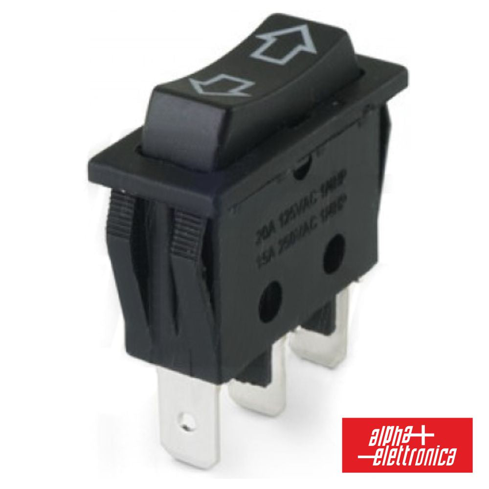 Interruptor Basculante 15A-250V Spco (On)-Off-(On) C/ Setas - NOVEDUC Equipamento Laboratório e Formação Profissional