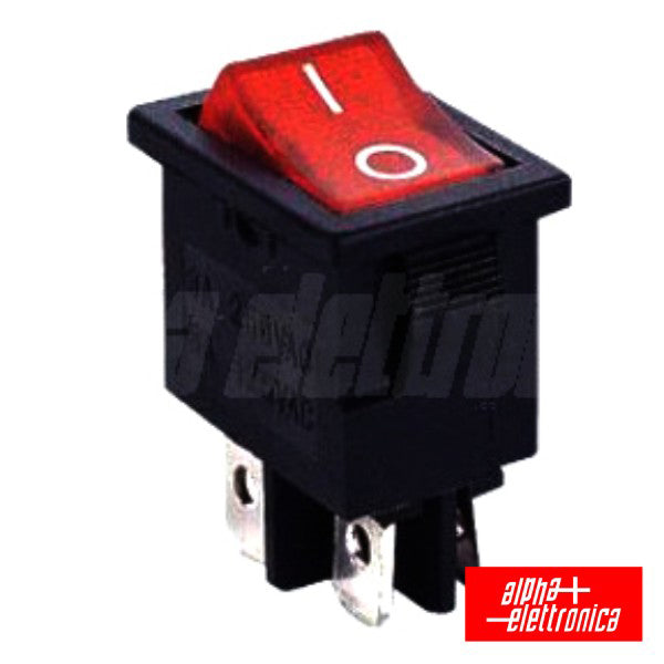 Interruptor Basculante 6A-250V Dpst On-Off - NOVEDUC Equipamento Laboratório e Formação Profissional