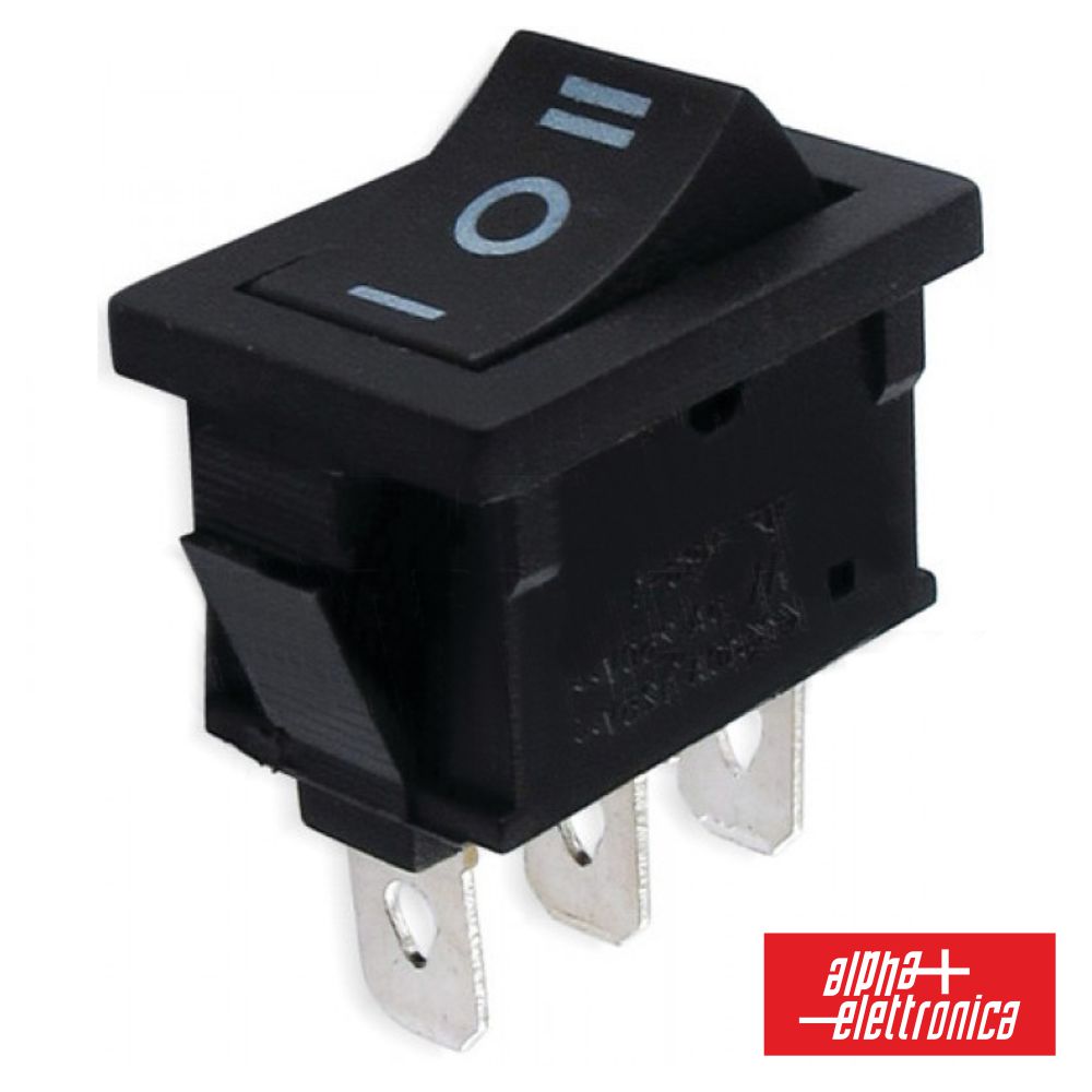 Interruptor Basculante 6A-250V Spco (On)-Off-(On) - NOVEDUC Equipamento Laboratório e Formação Profissional