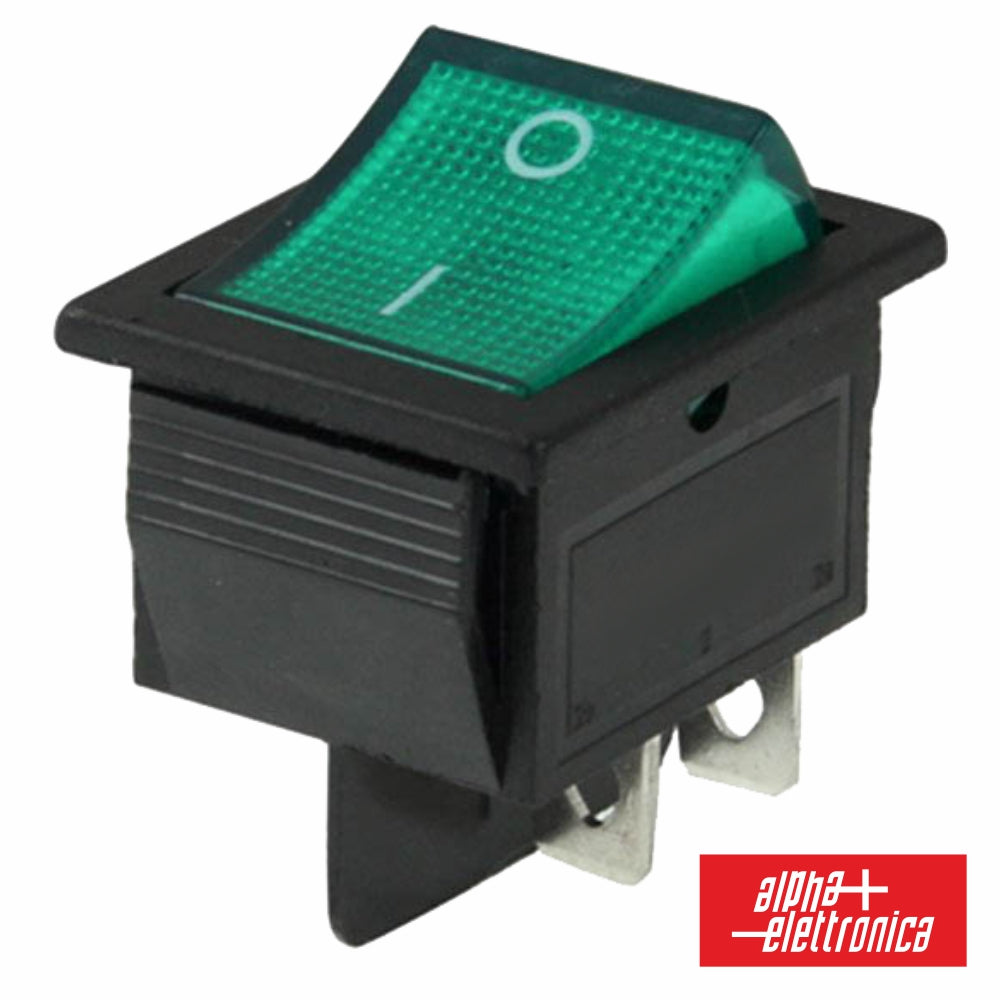 Interruptor Basculante C/ Luz 15A-250V Dpst On-Off - NOVEDUC Equipamento Laboratório e Formação Profissional