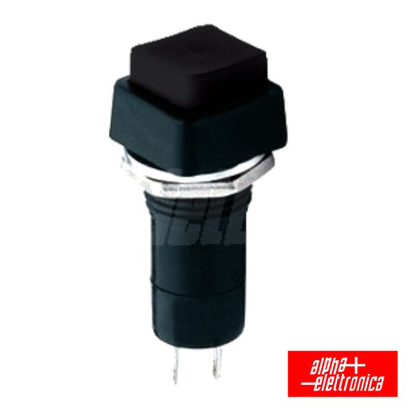 Interruptor Pressão Quadrado Normalmemte Aberto Preto - NOVEDUC Equipamento Laboratório e Formação Profissional