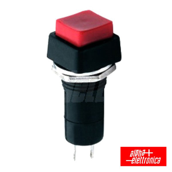Interruptor Pressão Quadrado Normalmemte Aberto Vermelho - NOVEDUC Equipamento Laboratório e Formação Profissional