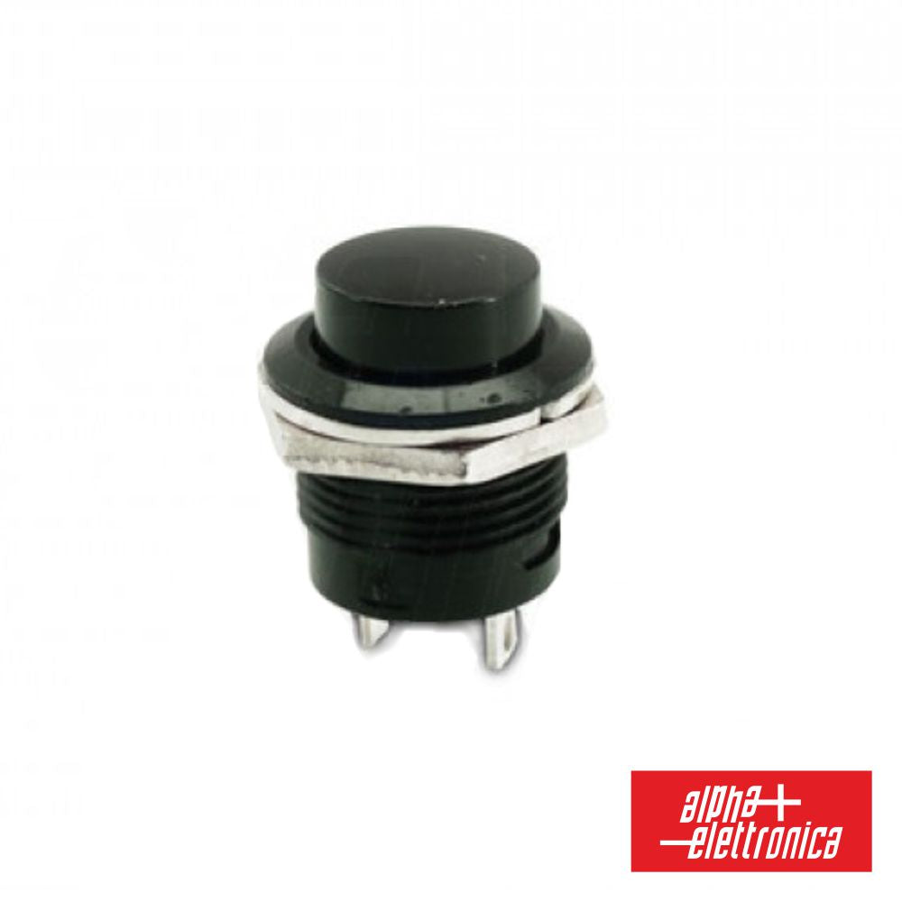 Interruptor Pressão Redondo Normalmente Aberto Preto - NOVEDUC Equipamento Laboratório e Formação Profissional