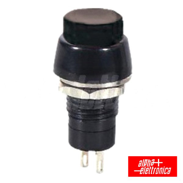 Interruptor Pressão Redondo On-Off Preto - NOVEDUC Equipamento Laboratório e Formação Profissional