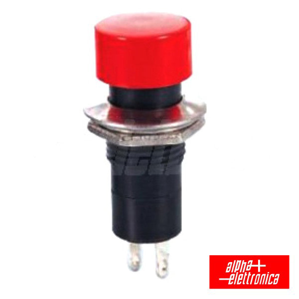 Interruptor Pressão Redondo On-Off Vermelho - NOVEDUC Equipamento Laboratório e Formação Profissional