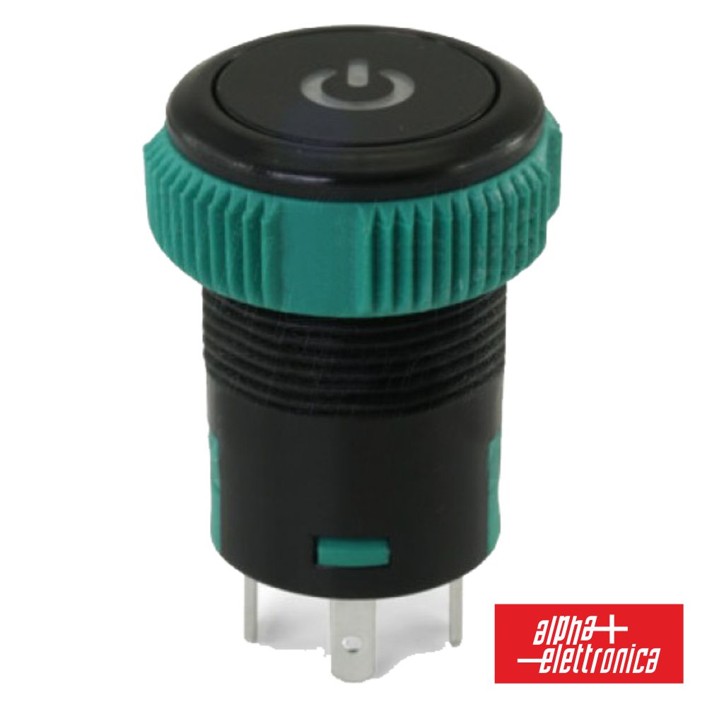 Interruptor Redondo Spdt On-Off 12V C/ Luz Ip67 - NOVEDUC Equipamento Laboratório e Formação Profissional