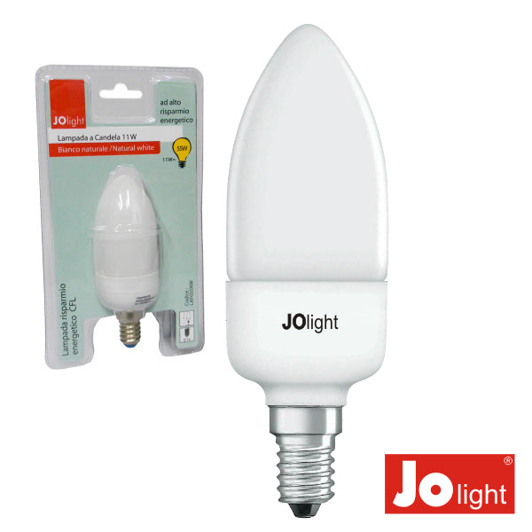 Lâmpada E14 9W=45W 230V Eco Vela 405Lm 2700K - NOVEDUC Equipamento Laboratório e Formação Profissional