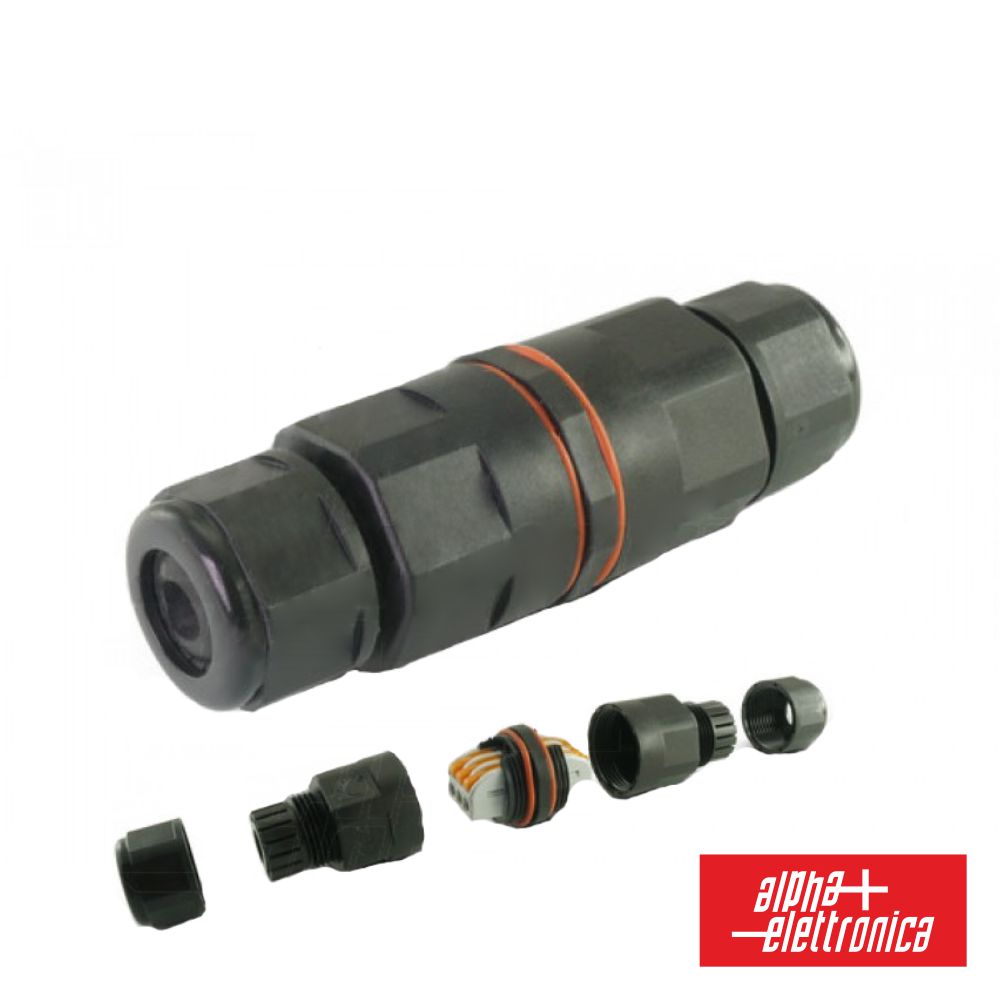 Ligador 3 Condutores 16A 250V Ip68 Alpha - NOVEDUC Equipamento Laboratório e Formação Profissional