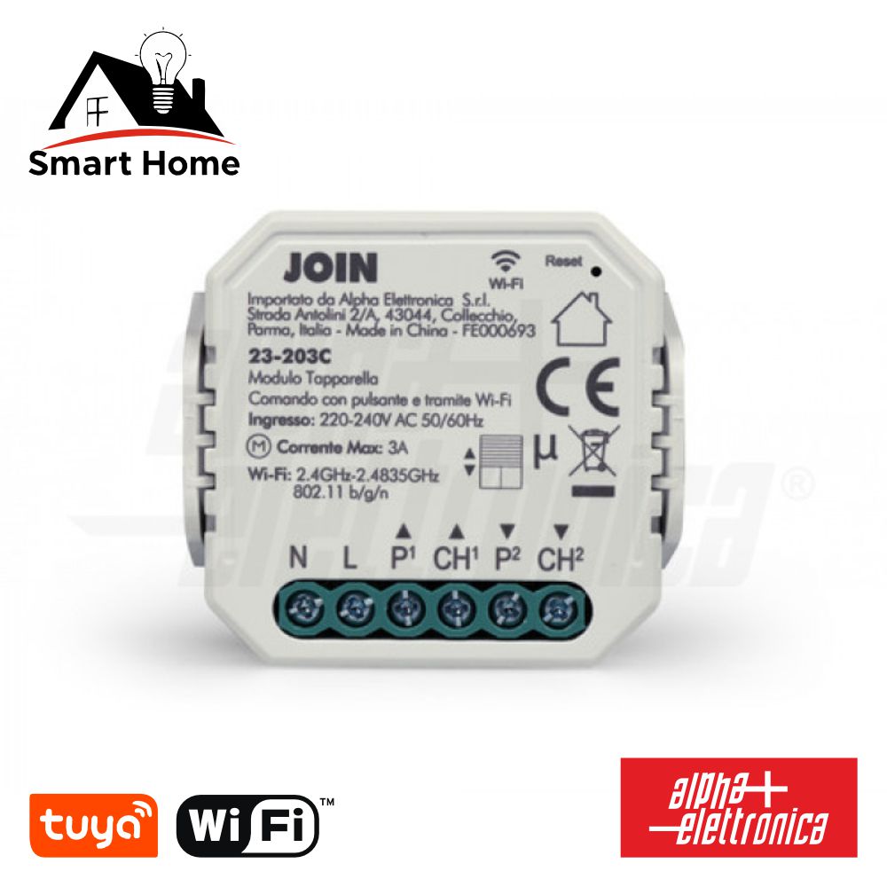 Módulo Automação P/ Controlo De Estores Wifi Tuya Alpha - NOVEDUC Equipamento Laboratório e Formação Profissional