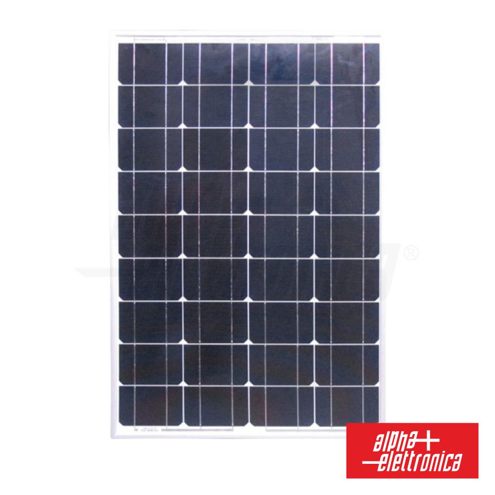 Painel Fotovoltaico 24.3V 70W Silicio Monocristalino Alpha - NOVEDUC Equipamento Laboratório e Formação Profissional
