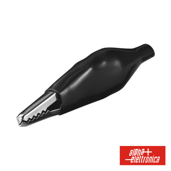 Pinça Crocodilo 36.5Mm Isolada Preta - NOVEDUC Equipamento Laboratório e Formação Profissional