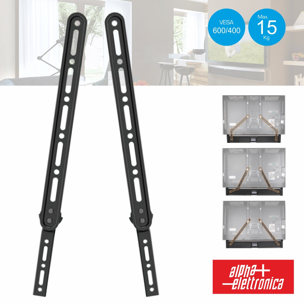 Suporte Lcd/Led Universal P/ Coluna Soundbar - NOVEDUC Equipamento Laboratório e Formação Profissional