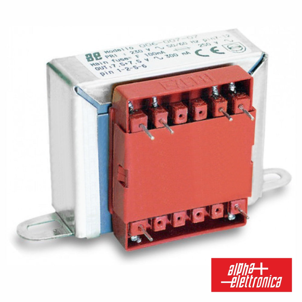 Transformador 10Va 2X6V Alpha - NOVEDUC Equipamento Laboratório e Formação Profissional