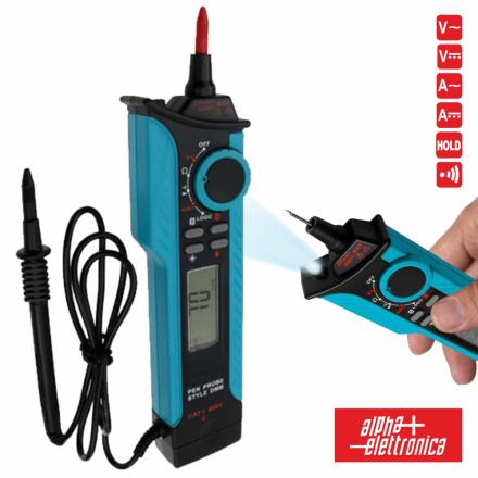 Multímetro Digital Caneta  Led - NOVEDUC Equipamento Laboratório e Formação Profissional