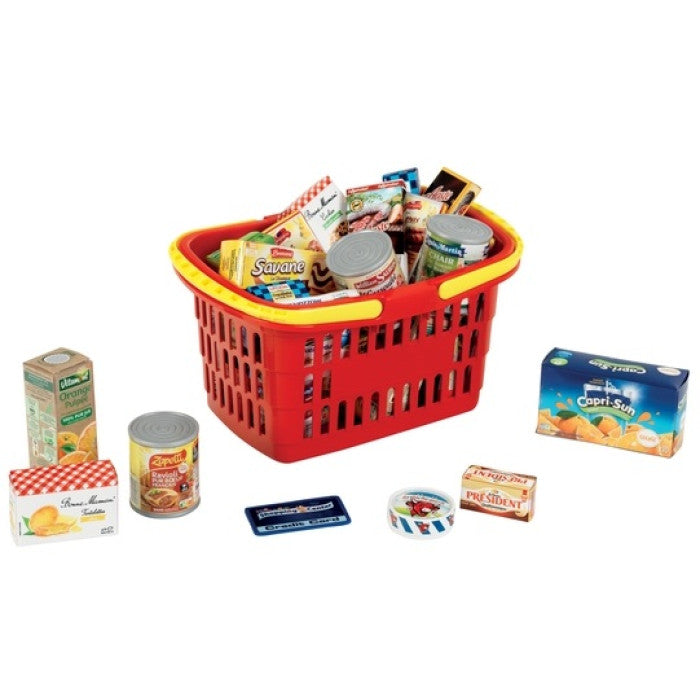 Cesto de compras com alimentos feiticio - NOVEDUC Equipamento Laboratório e Formação Profissional