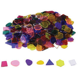 Conjunto 350 Peças Translúcidas Diferentes Cores - NOVEDUC Equipamento Laboratório e Formação Profissional