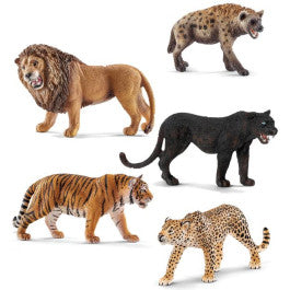 Conjunto 5 Animais Carnívoros - NOVEDUC Equipamento Laboratório e Formação Profissional