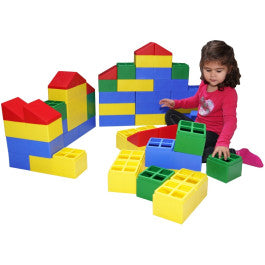 Conjunto 50 Peças de Construção - NOVEDUC Equipamento Laboratório e Formação Profissional