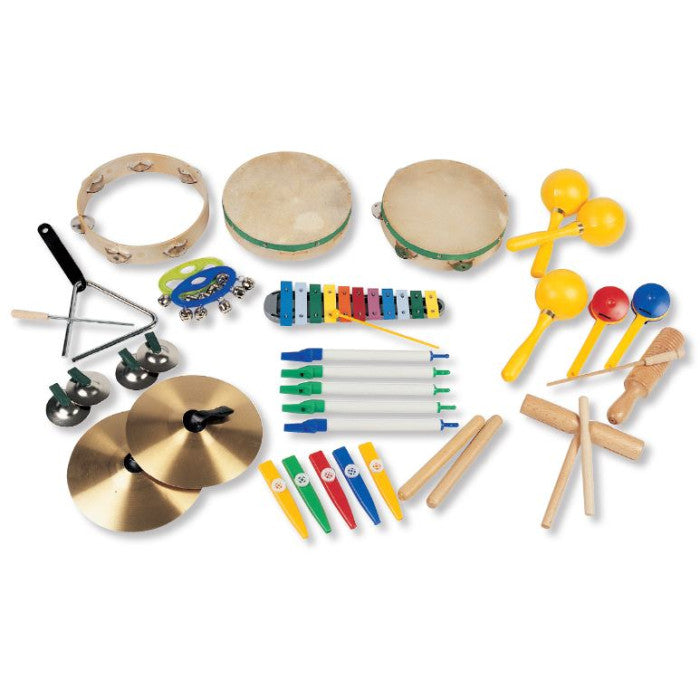 Conjunto de 28 Instrumentos Musicais - NOVEDUC Equipamento Laboratório e Formação Profissional