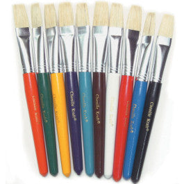 Conjunto de 30 Pincéis Planos - NOVEDUC Equipamento Laboratório e Formação Profissional