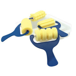 Conjunto de 4 Rolos em Espuma com 4 Padrões 70mm - NOVEDUC Equipamento Laboratório e Formação Profissional