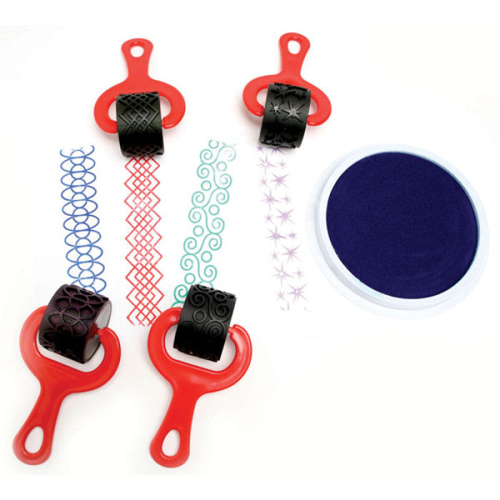 Conjunto de 4 Rolosde  Esfera com Textura - NOVEDUC Equipamento Laboratório e Formação Profissional