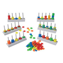 Conjunto de 6 Ábacos Verticais