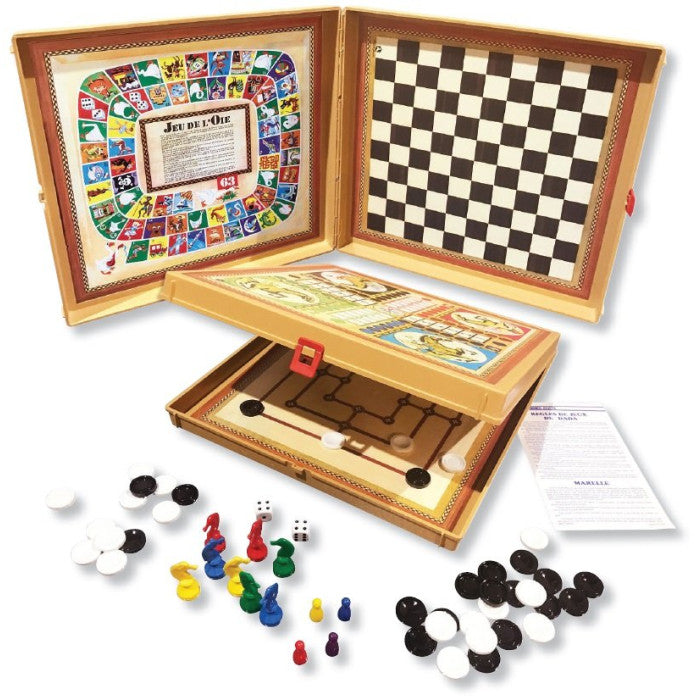 Conjunto de 8 Jogos em 1 - NOVEDUC Equipamento Laboratório e Formação Profissional