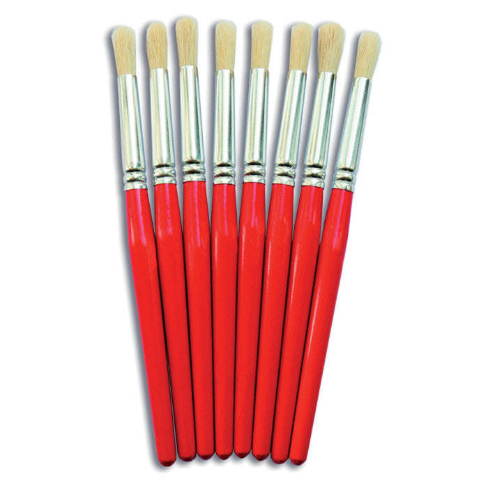 Conjunto de 8 Pincéis Redondos 8mm - NOVEDUC Equipamento Laboratório e Formação Profissional