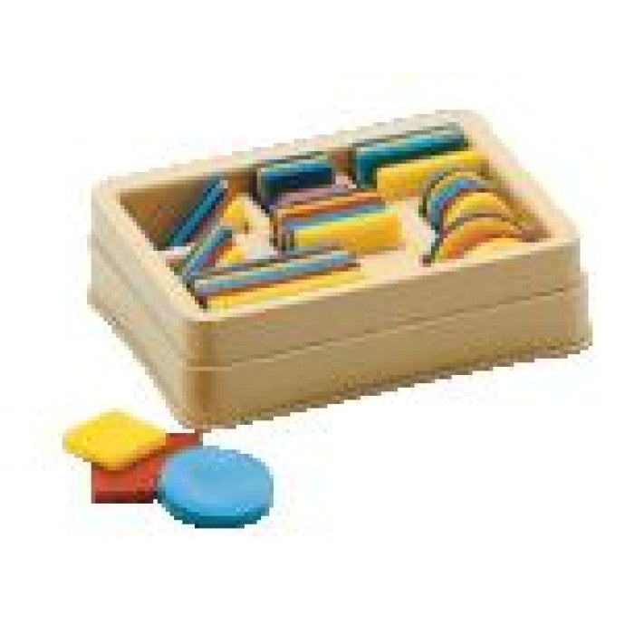 Conjunto de Blocos Logicos - Pequeno - NOVEDUC Equipamento Laboratório e Formação Profissional