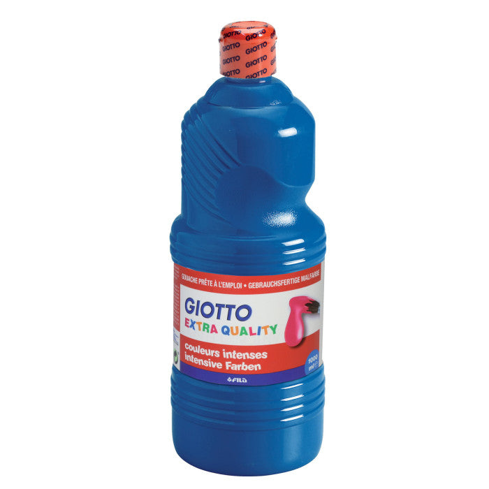 Giotto Guache Em Liquido 1L - Azul Ultramarino - NOVEDUC Equipamento Laboratório e Formação Profissional