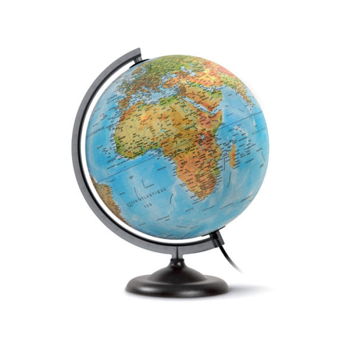 Globo Terrestre Luminoso 30cm - NOVEDUC Equipamento Laboratório e Formação Profissional
