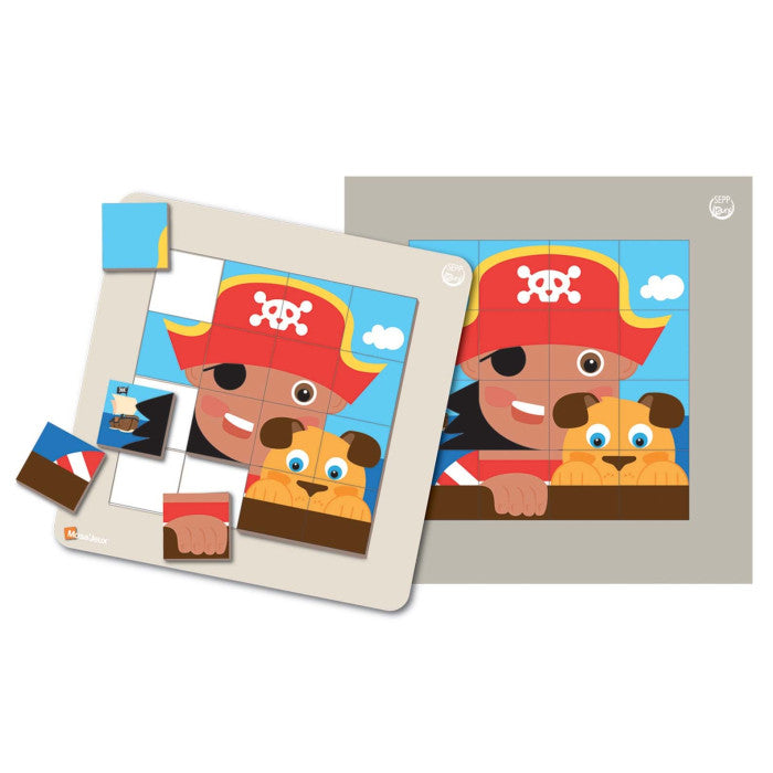 Jogo de Mosaico - O Pirata - NOVEDUC Equipamento Laboratório e Formação Profissional