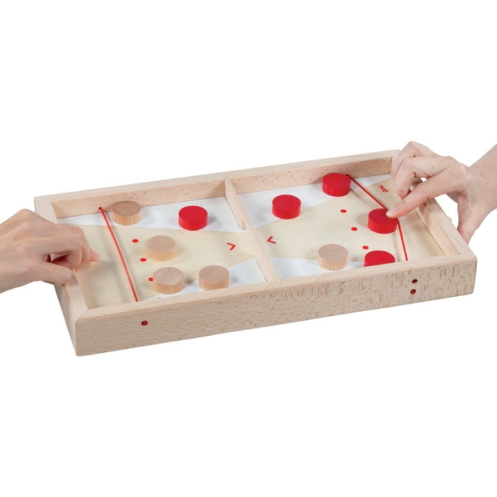 Jogo de shuffleboard 2 em 1 - NOVEDUC Equipamento Laboratório e Formação Profissional