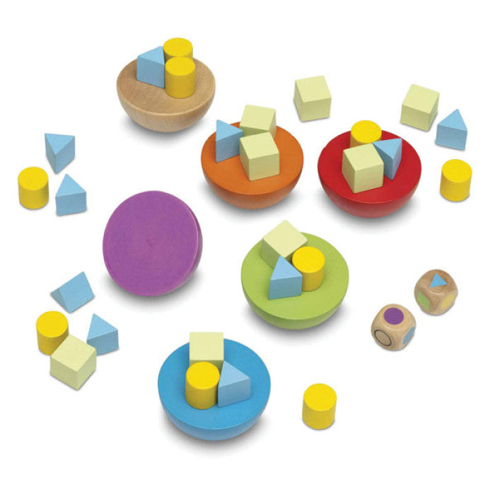 Jogo para Trabalhar o Equilíbrio com Formas Geométricas - NOVEDUC Equipamento Laboratório e Formação Profissional