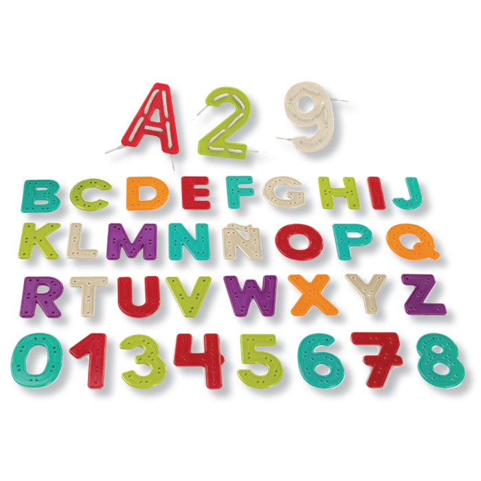 Letras e números para interlaçar - NOVEDUC Equipamento Laboratório e Formação Profissional