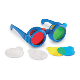 Óculos com Diferentes Lentes Coloridas - NOVEDUC Equipamento Laboratório e Formação Profissional