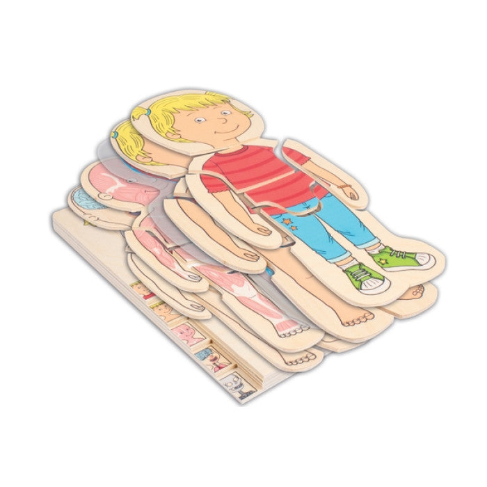 Puzzle Anatomia do Corpo Humano - Menina - NOVEDUC Equipamento Laboratório e Formação Profissional