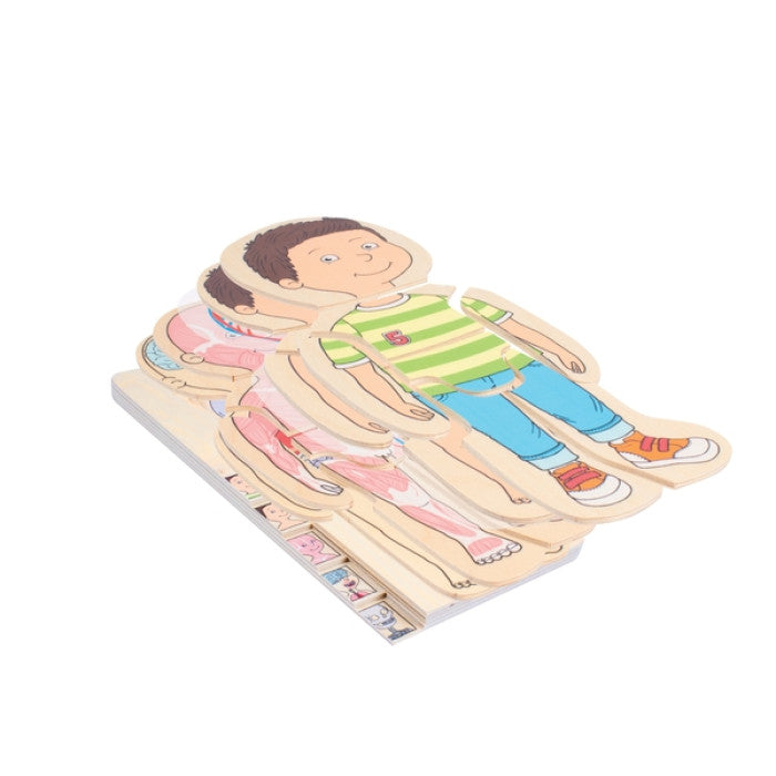 Puzzle Anatomia do Corpo Humano - Menino - NOVEDUC Equipamento Laboratório e Formação Profissional