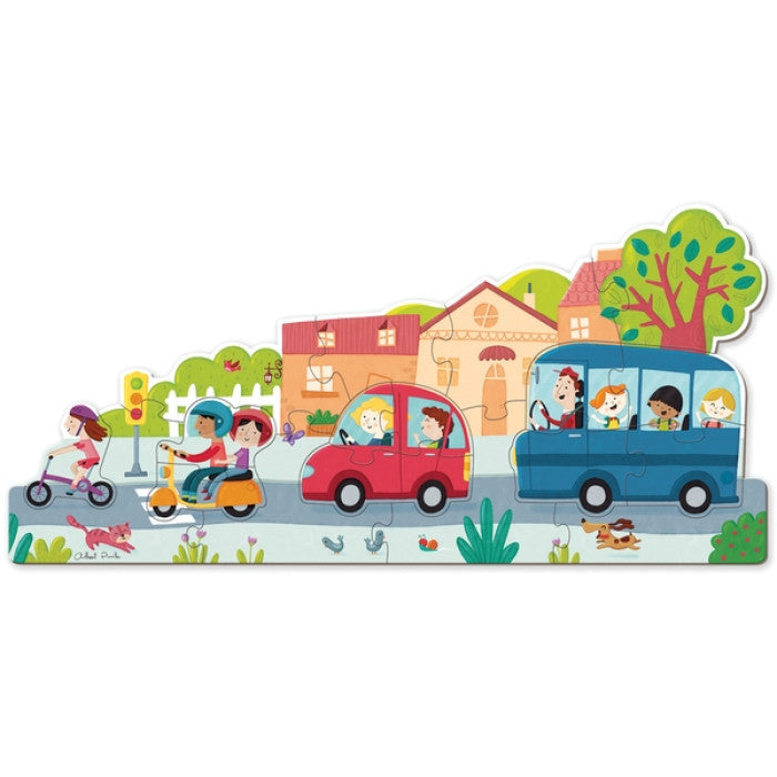 Puzzle de chão - Veículos - NOVEDUC Equipamento Laboratório e Formação Profissional