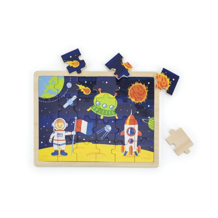 Puzzle em Madeira - O Espaço - NOVEDUC Equipamento Laboratório e Formação Profissional