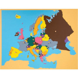 Puzzle - Mapa de Europa - NOVEDUC Equipamento Laboratório e Formação Profissional