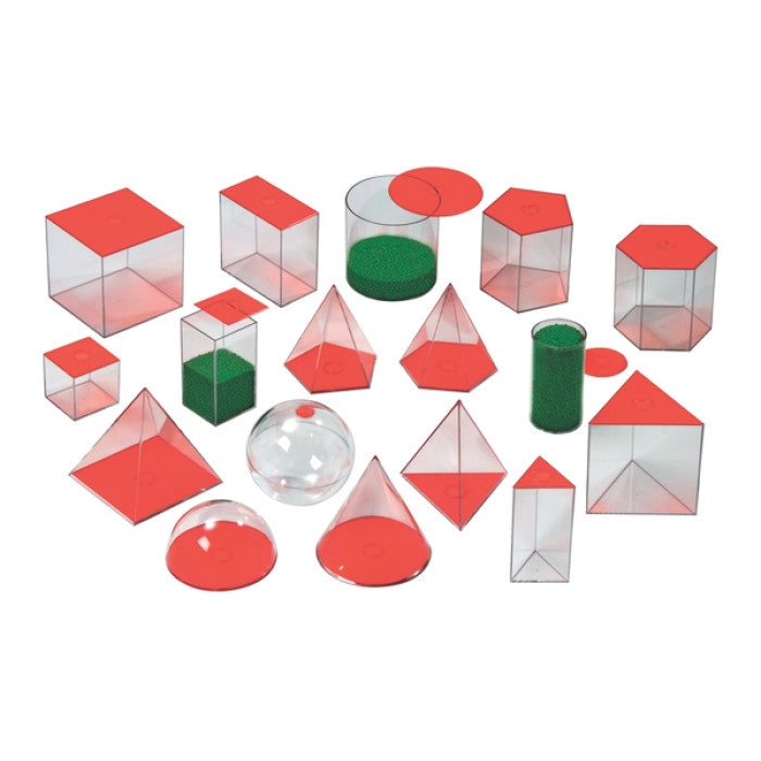 Solidos Geometrio transparentess - 10cm - NOVEDUC Equipamento Laboratório e Formação Profissional