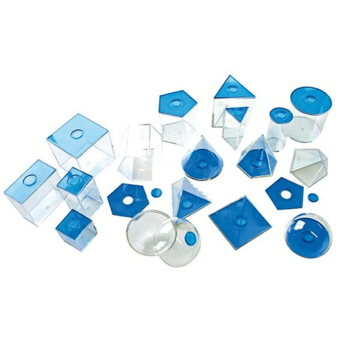 Solidos Geometrio transparentess - 6cm - NOVEDUC Equipamento Laboratório e Formação Profissional