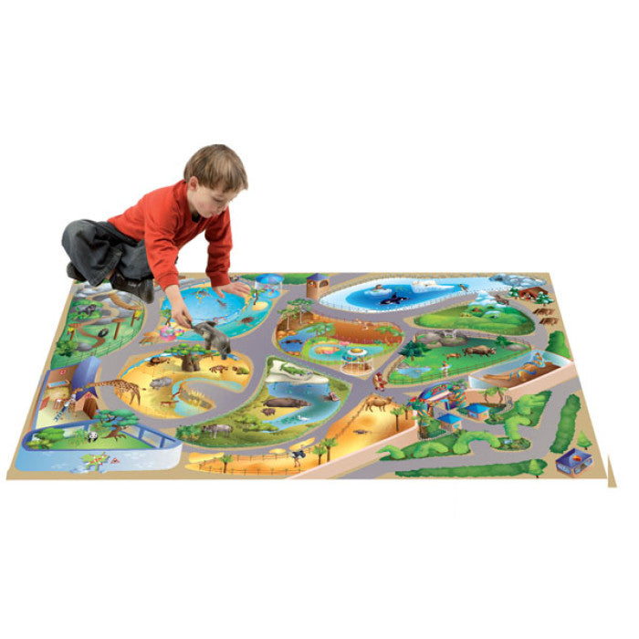 Tapete Jardim Zoológico - NOVEDUC Equipamento Laboratório e Formação Profissional